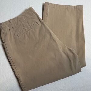 J.Jill Khaki Stretch Pants Relaxed Fit Career Casual Trousers Tan Womens‎ Size 6